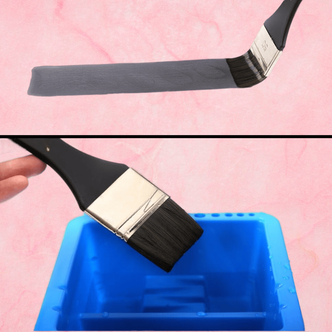 Flat Inch Wash Paint Brushes Set