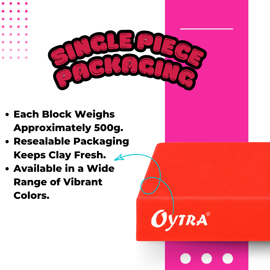 500g Polymer Clay SIGNATURE Series ( 36 Neon Red)