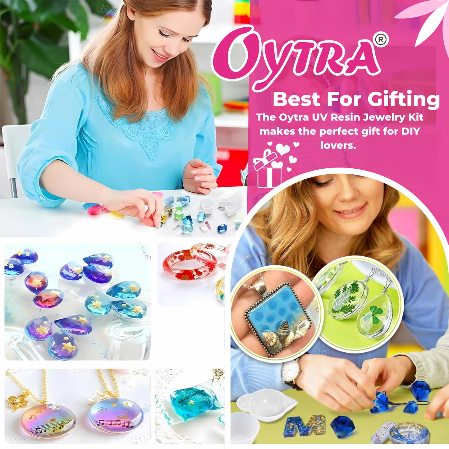 UV Resin DIY Jewelry Earring Making Kit 60g