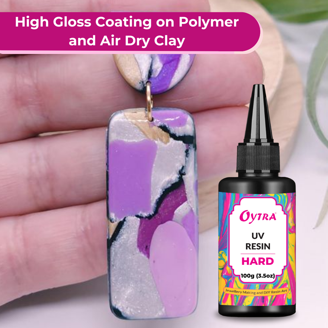 100g UV Resin Hard and UV Lamp Combo