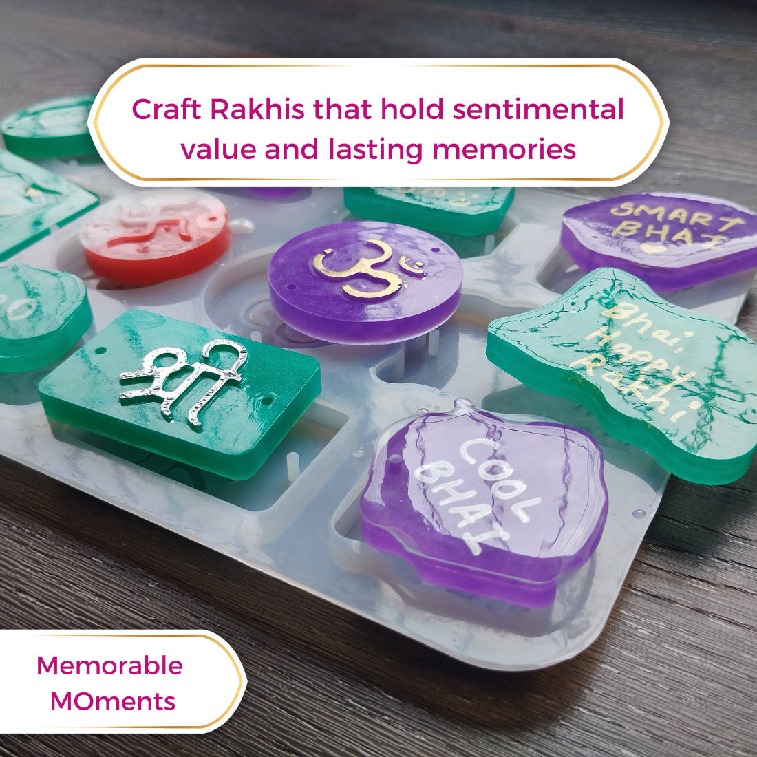 Rakhi Resin Art Silicone Mould
