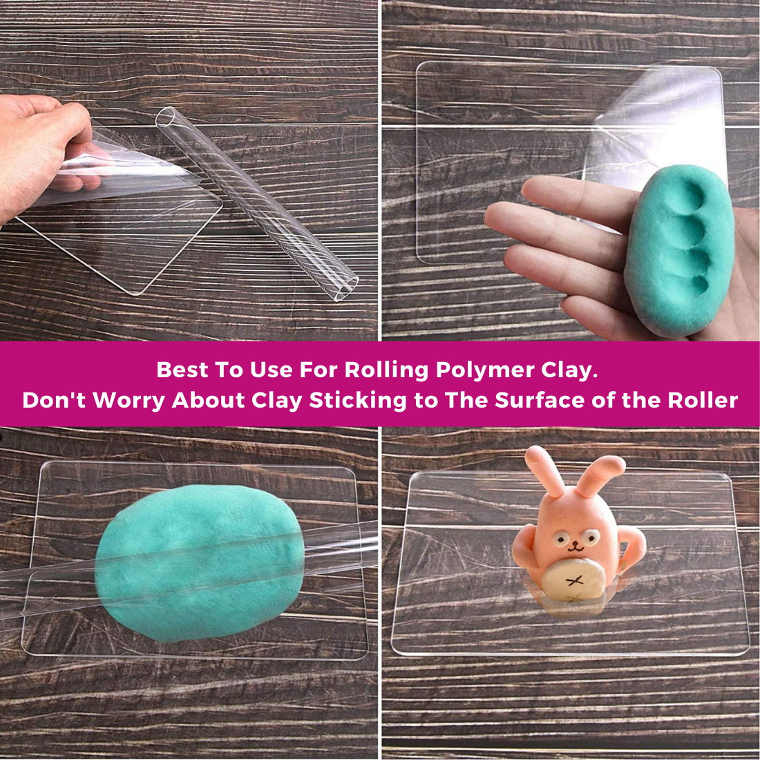 Oytra Acrylic Sheets Transparent Square Panels  (20×15 Cm)