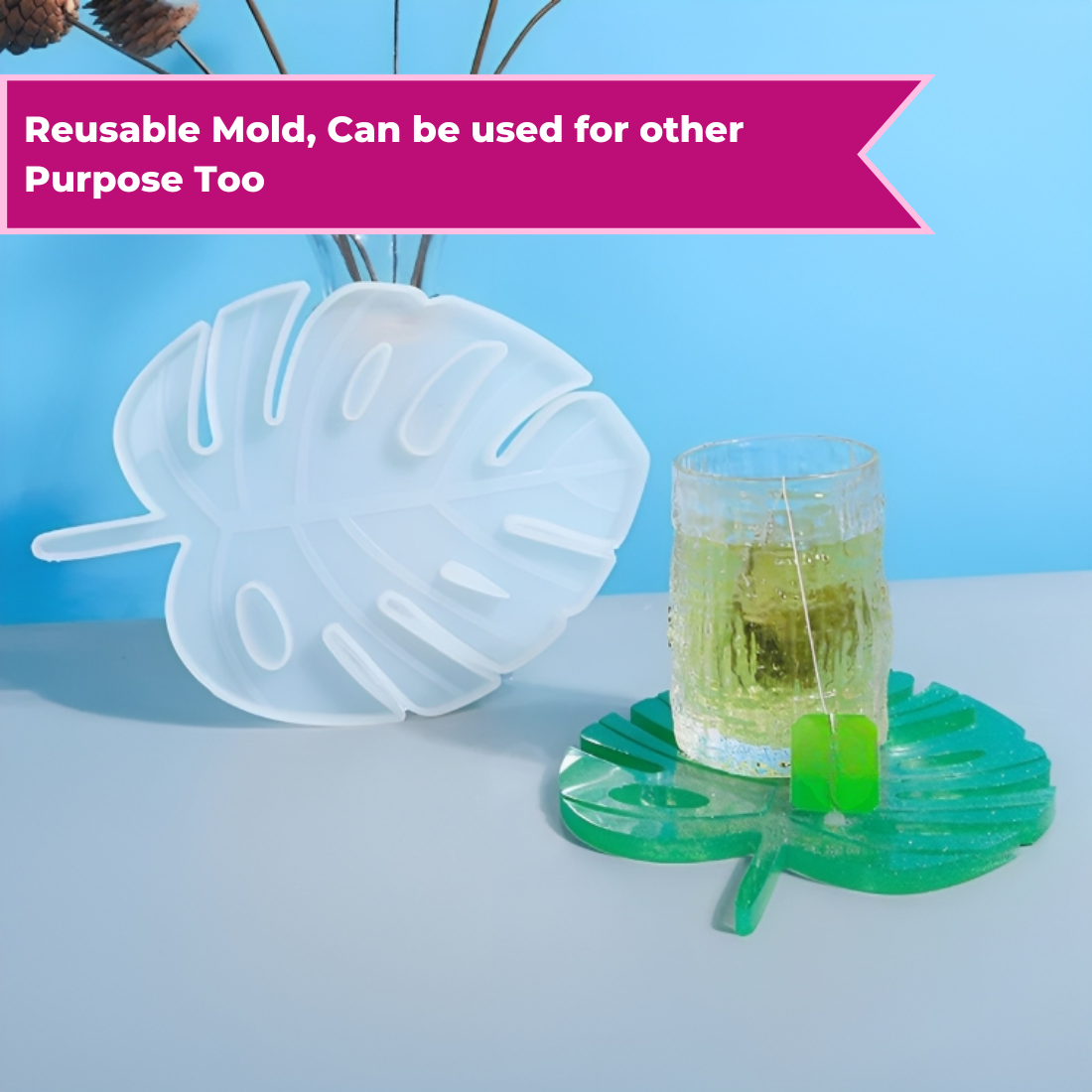 Resin Art Diwali Leaf Decor Making Kit