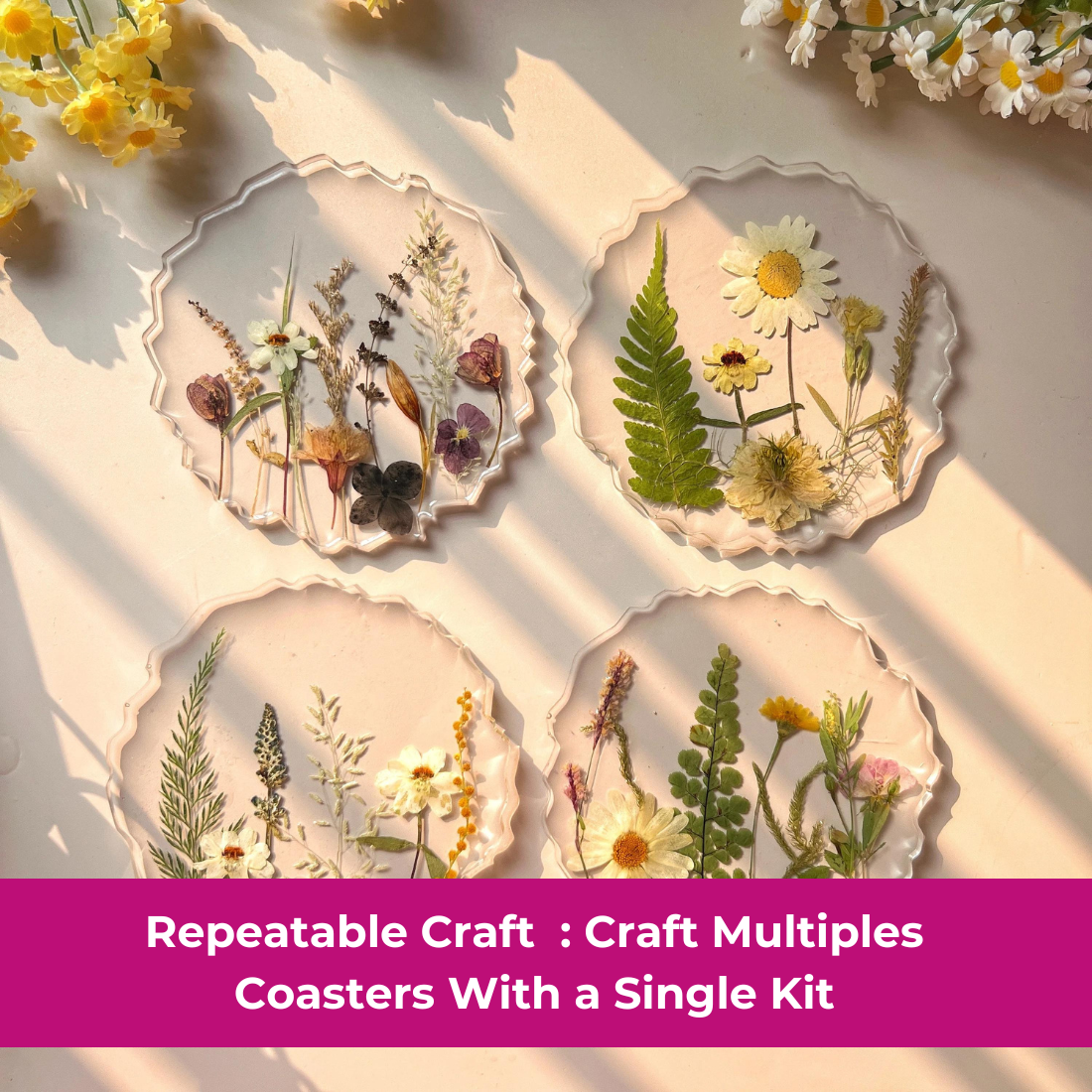 Resin Art Coaster Making Kit