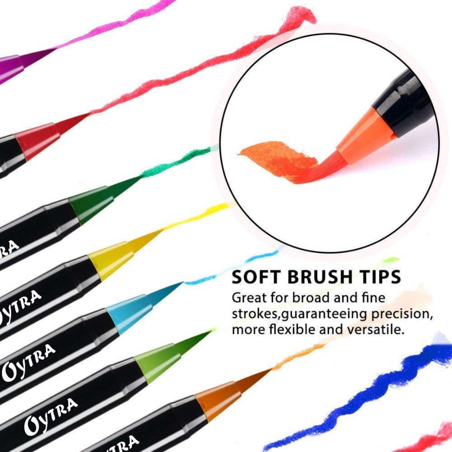 Brush Pen Set 10 Colors Painting Sketch Pens