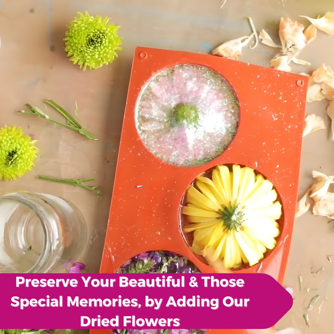 Natural Real Dried Flower Box for Resin Art (1 Box)