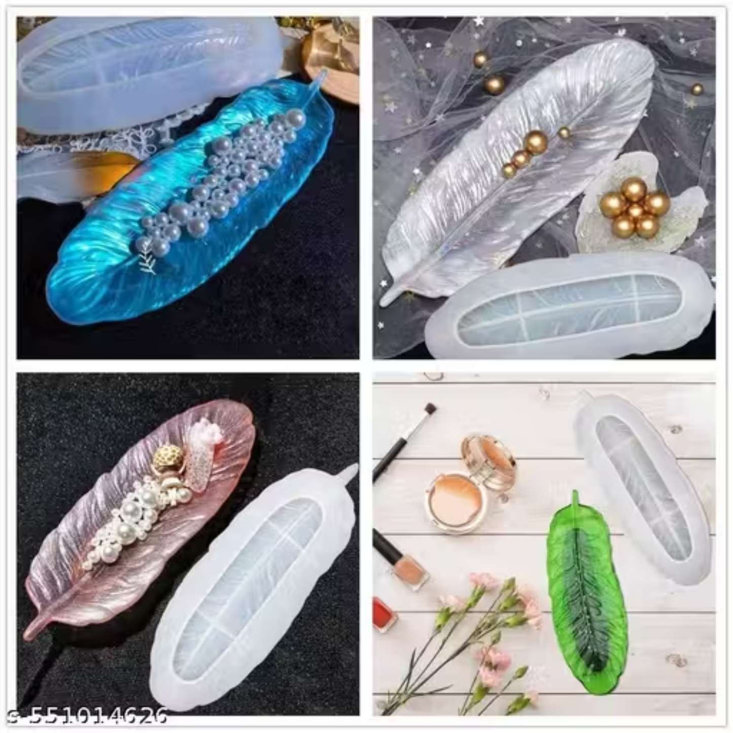 Feather Dish Silicone Mould