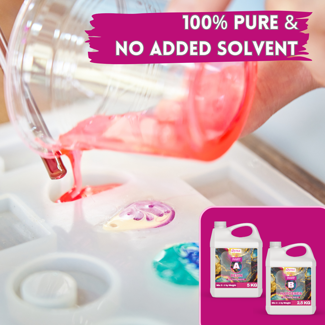 15 Kgs Art Resin Hardener Super Shiny