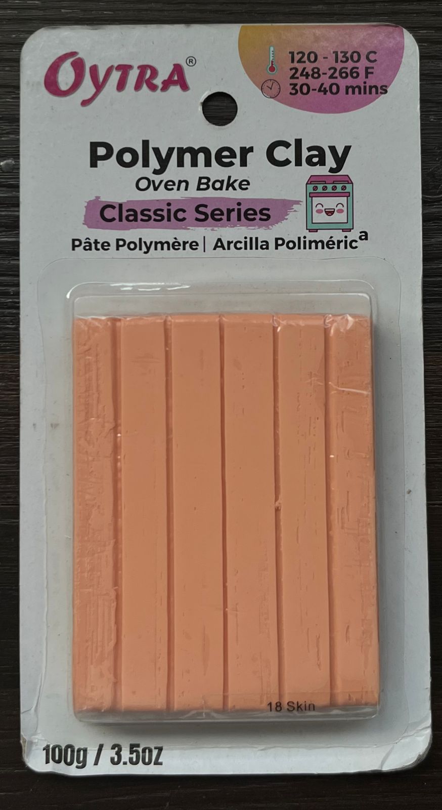 Polymer Clay Oven Bake Classic Series Skin 18