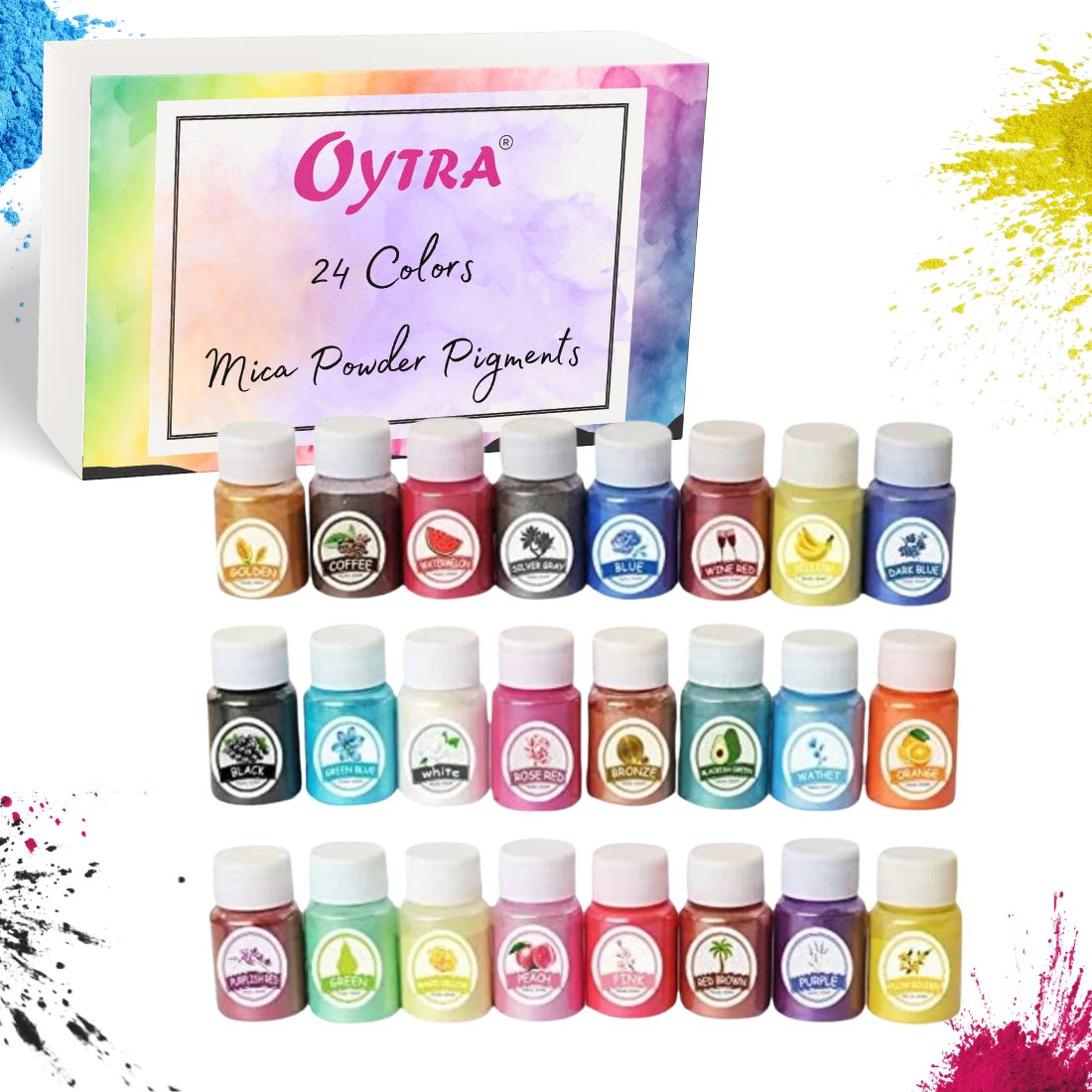 Mica Powder Set of 24 Colors