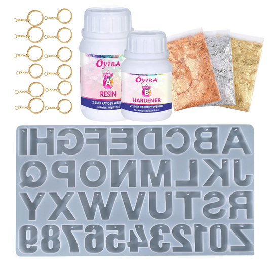 Resin Art Keychain Making Kit