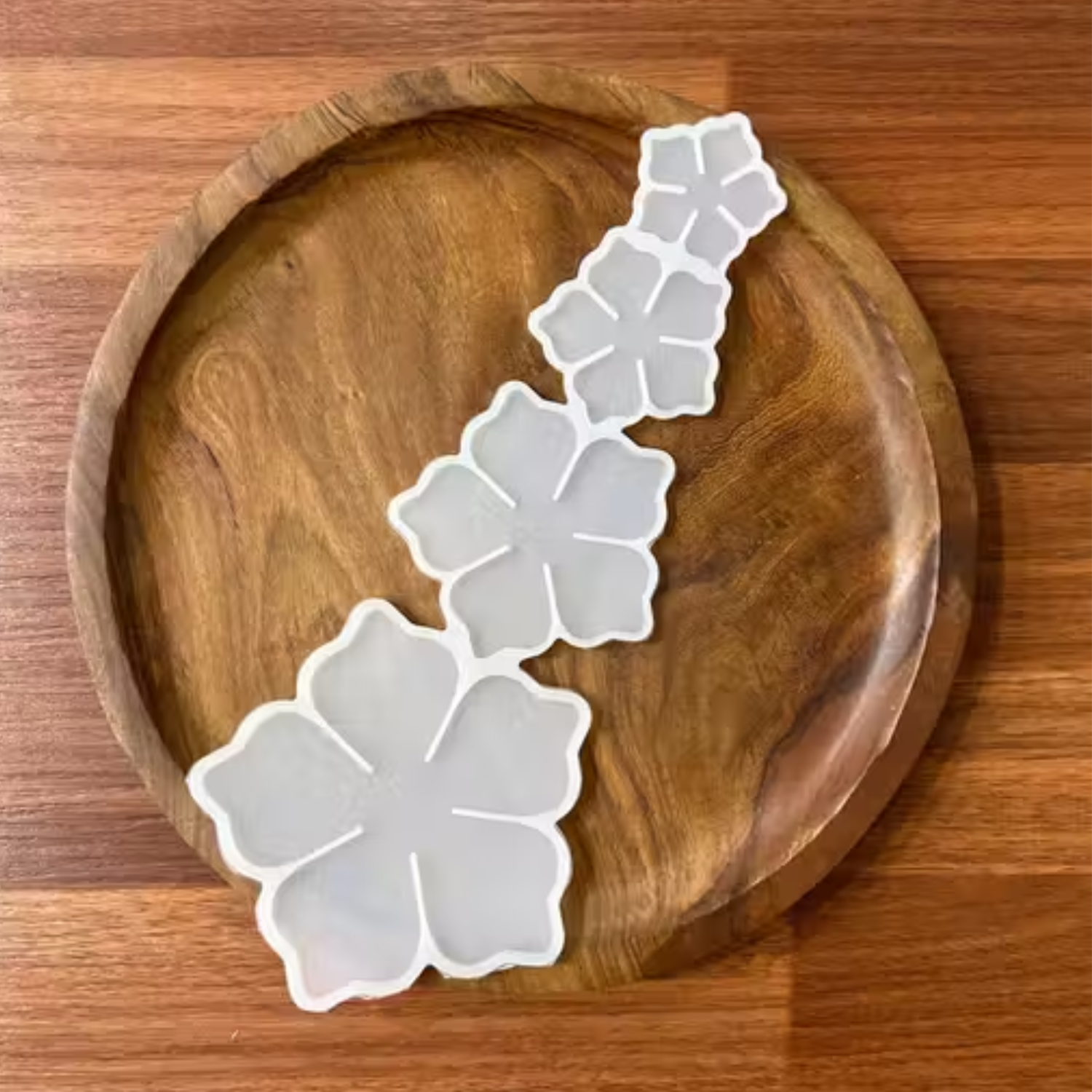 flower resin art silicone mould