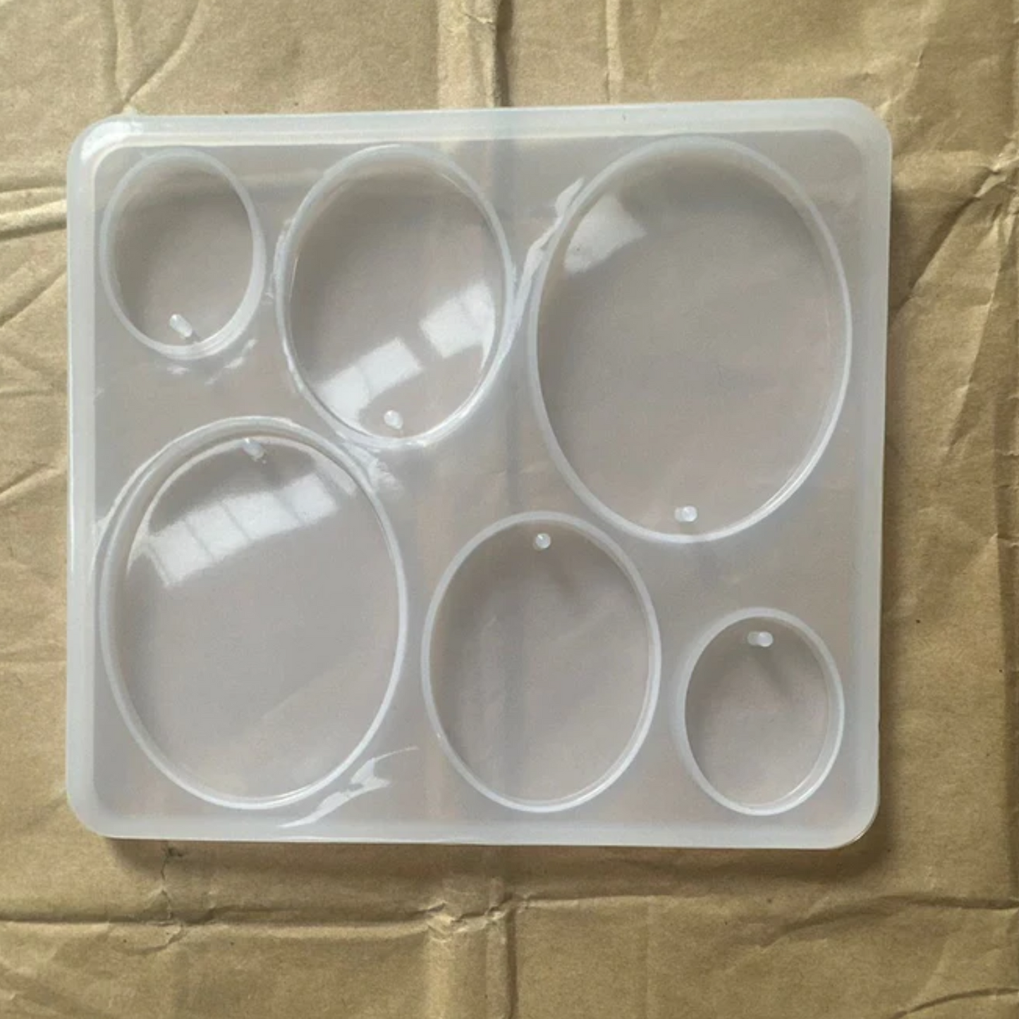 6 Cavity Oval Shape Resin Mould