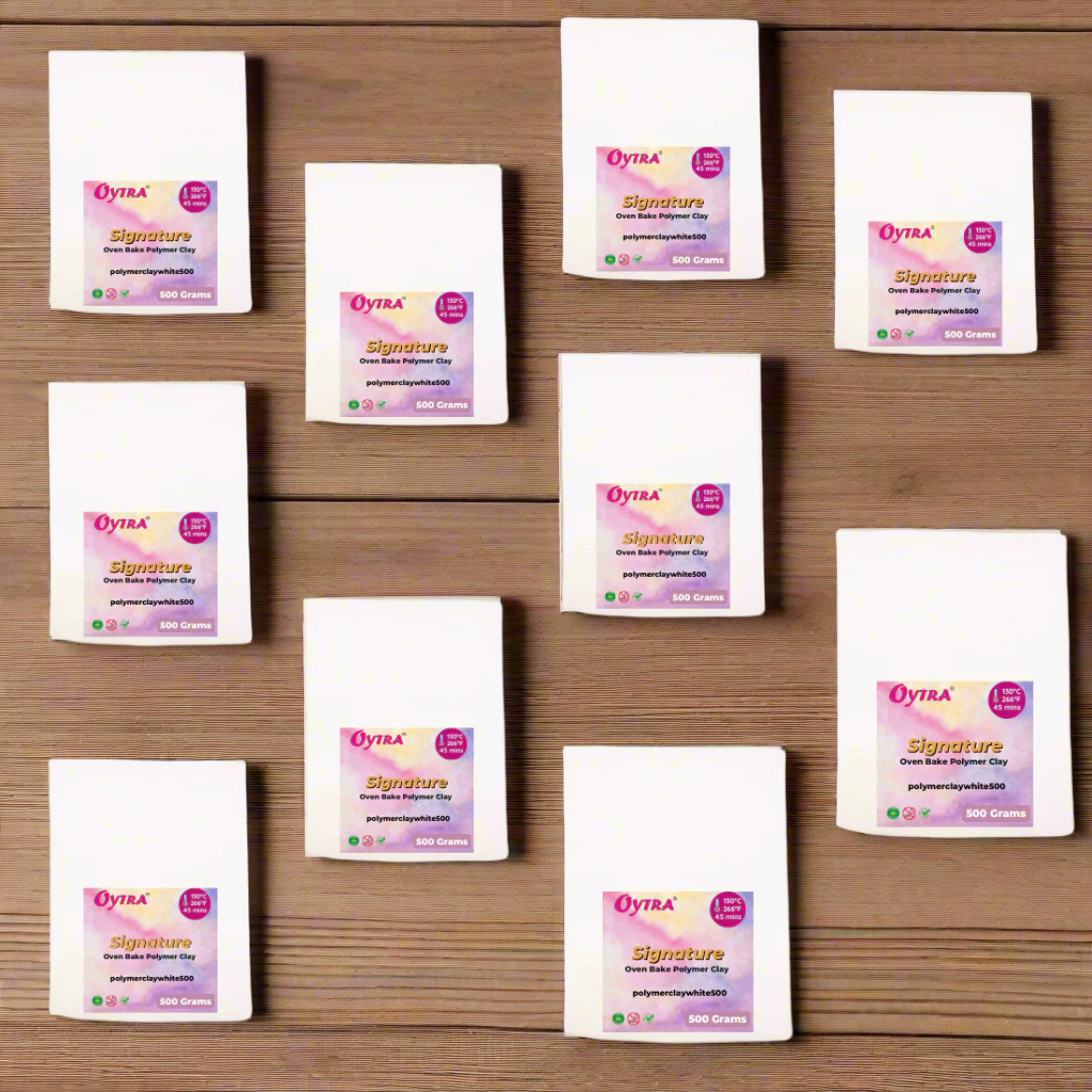 5 Kg Grams Pure White Polymer Oven Bake Clay SIGNATURE Series