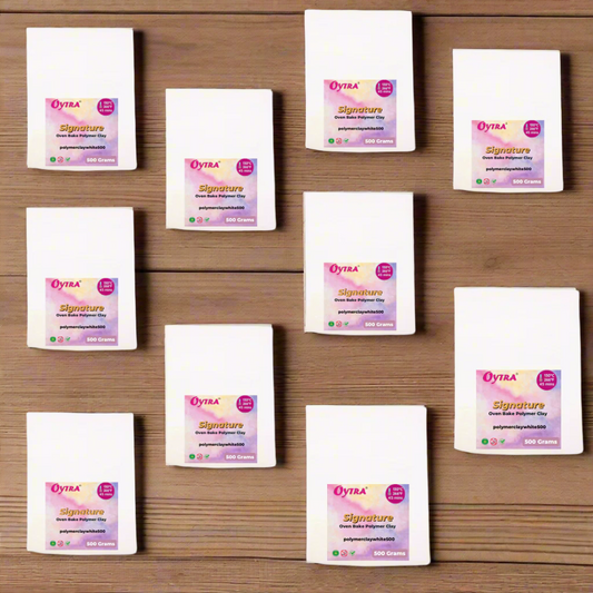 5 Kg Grams Pure White Polymer Oven Bake Clay SIGNATURE Series