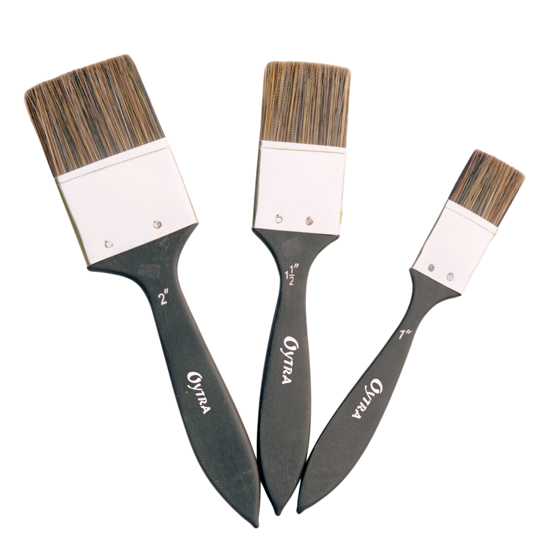 Flat Inch Wash Paint Brushes Set