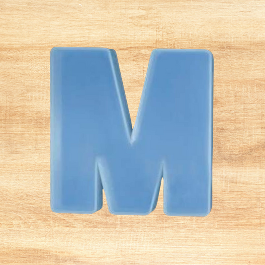 3D Silicone Resin Mould Alphabet M (4inch)