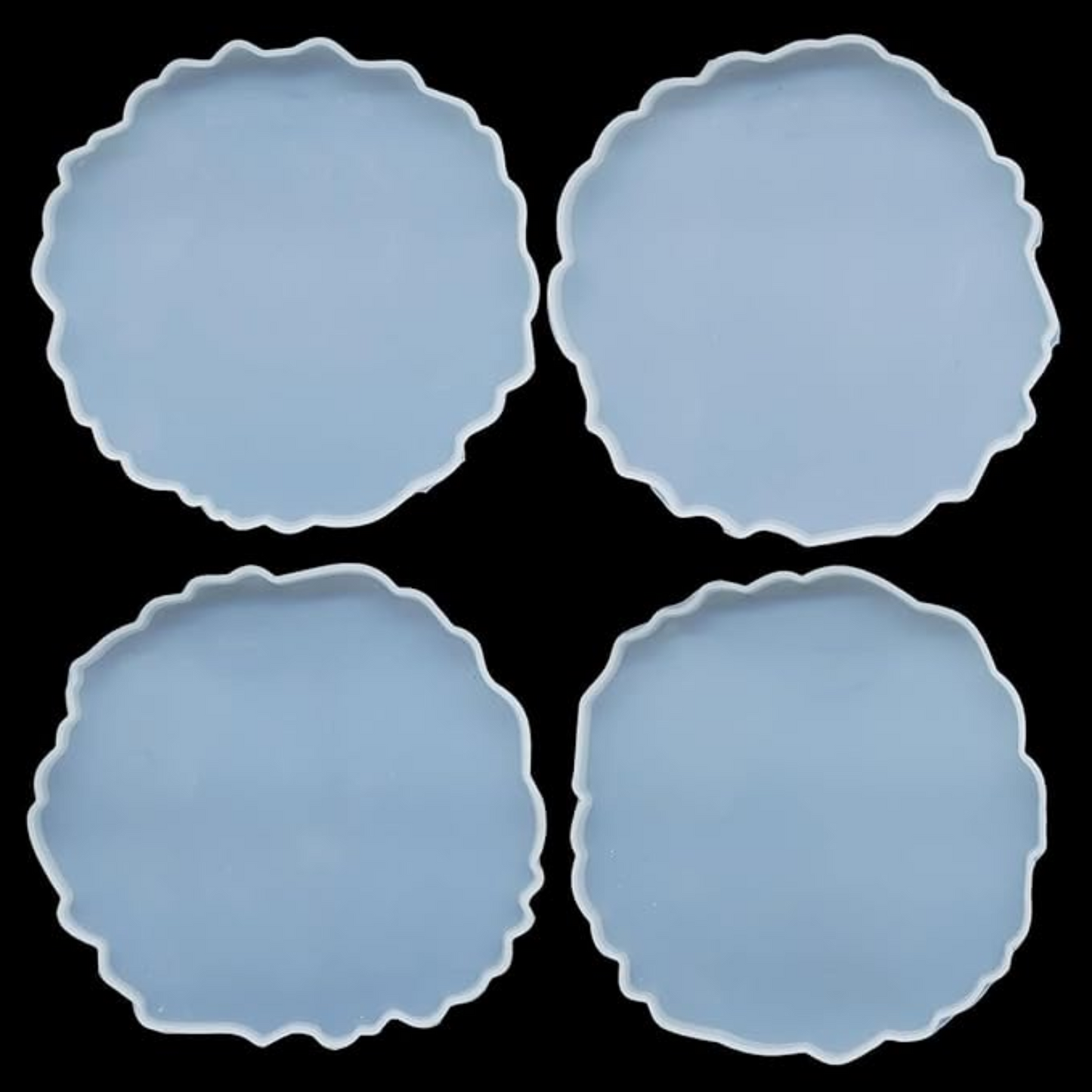 Resin Agate Coaster Silicone Mould 5 Inch