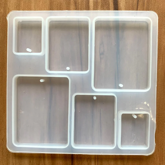 6 Cavity Rectangle Shape Resin Mould