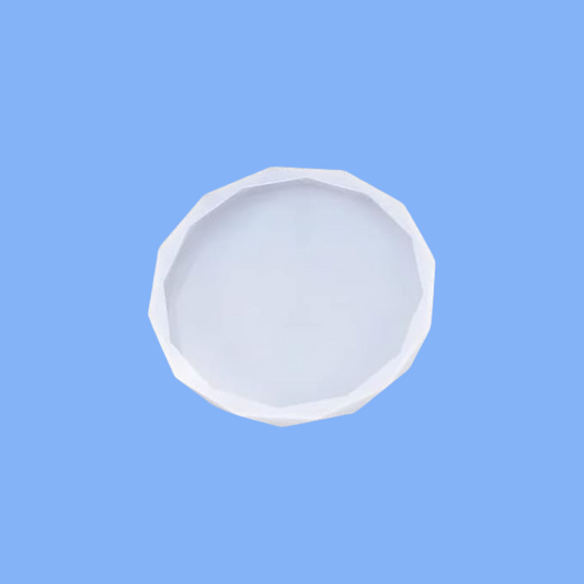 Diamond Round Coaster Silicone Mould
