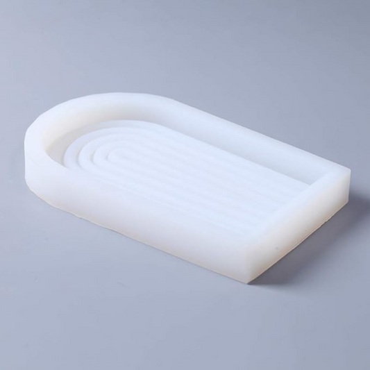Semi Oval Resin Silicone Mould