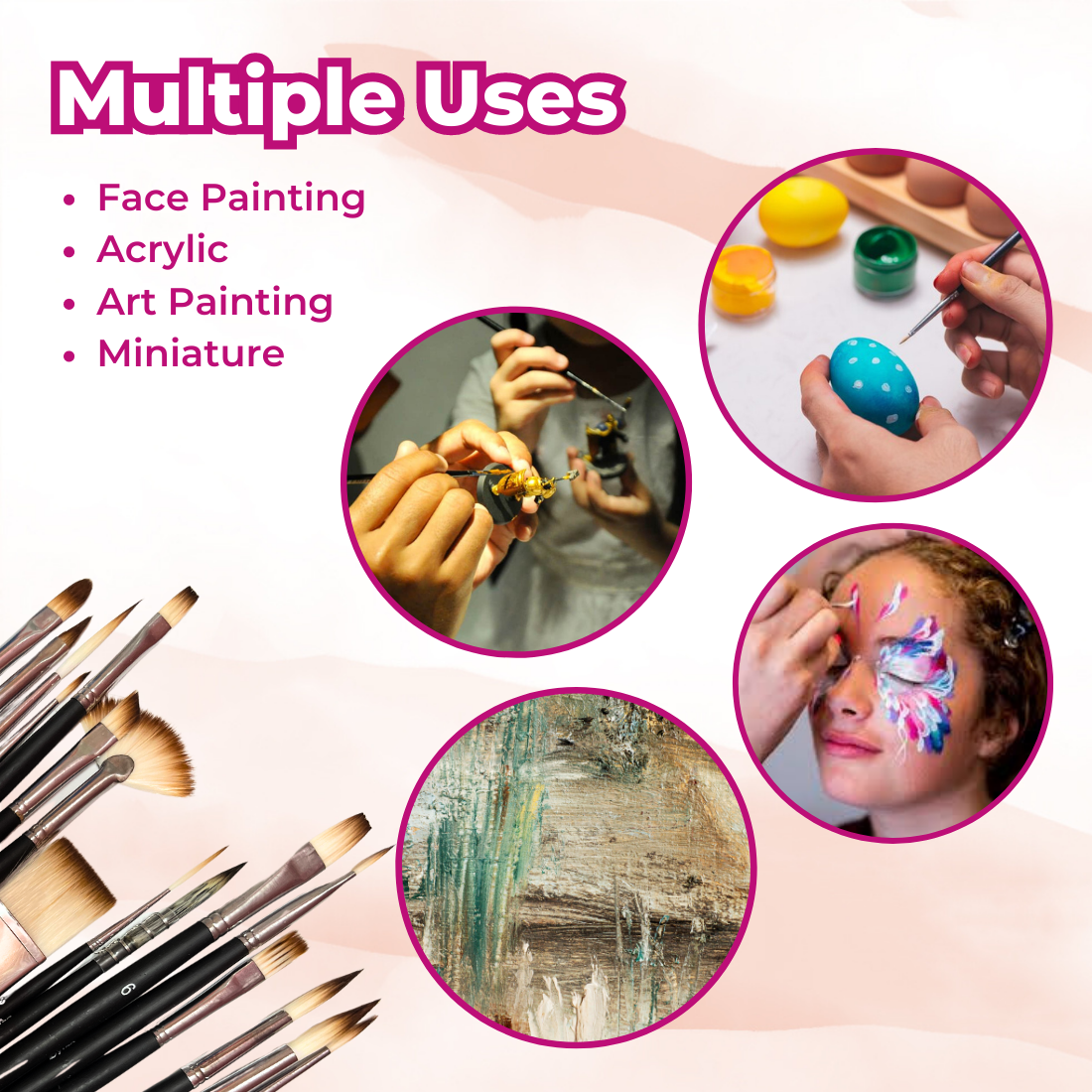 All in One Brushes Set of 16