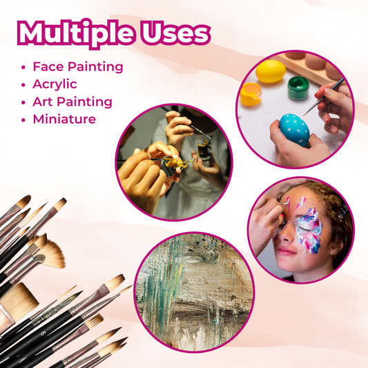 All in One Brushes Set of 16