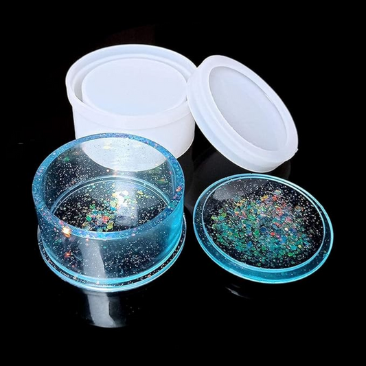 Round Gift Box Resin Art Mould