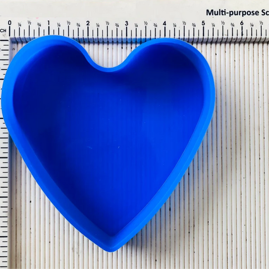 Resin Silicone Mould Heart 5 Inch
