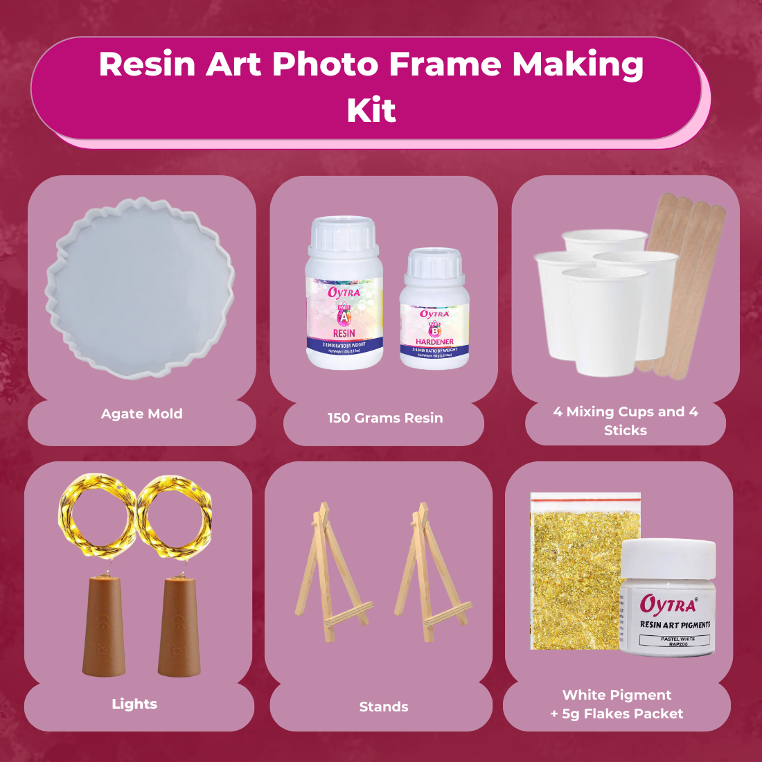 Resin Art Frame Making Kit