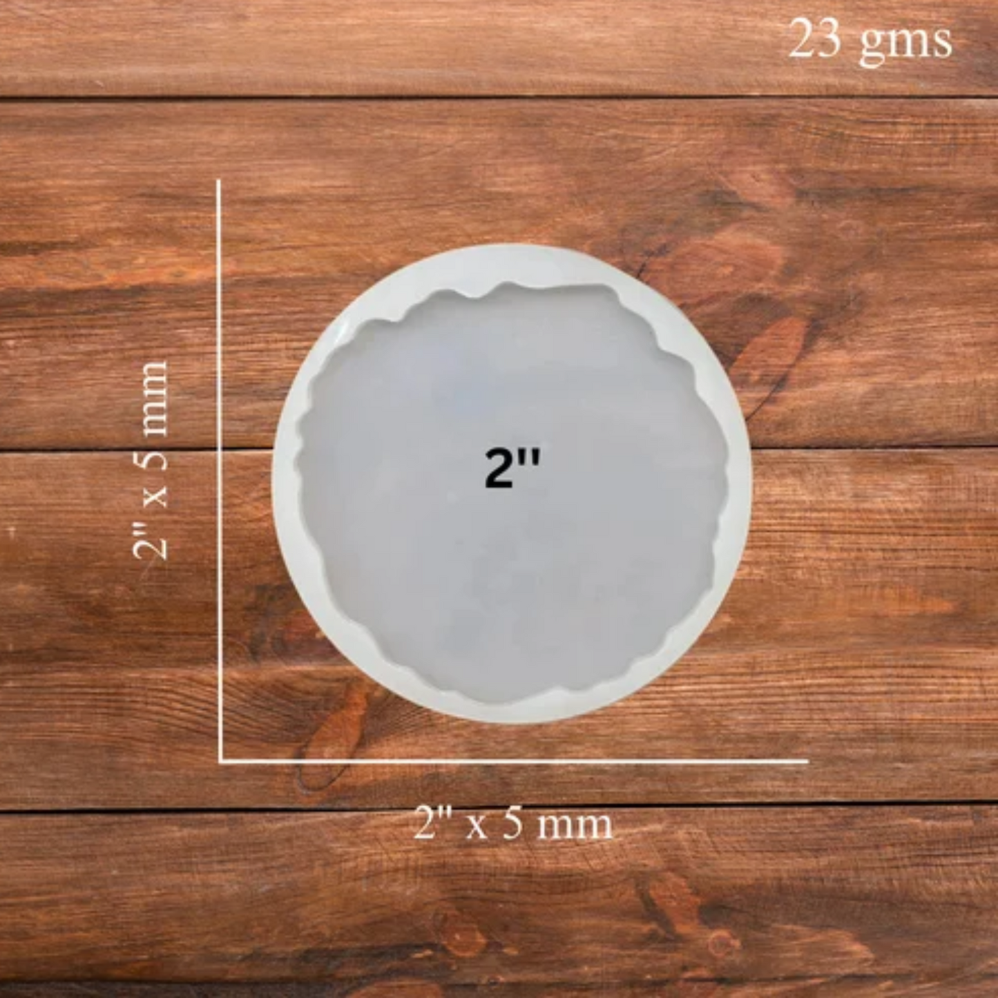 2" Agate Round  Silicone Resin Mold Art and Crafts