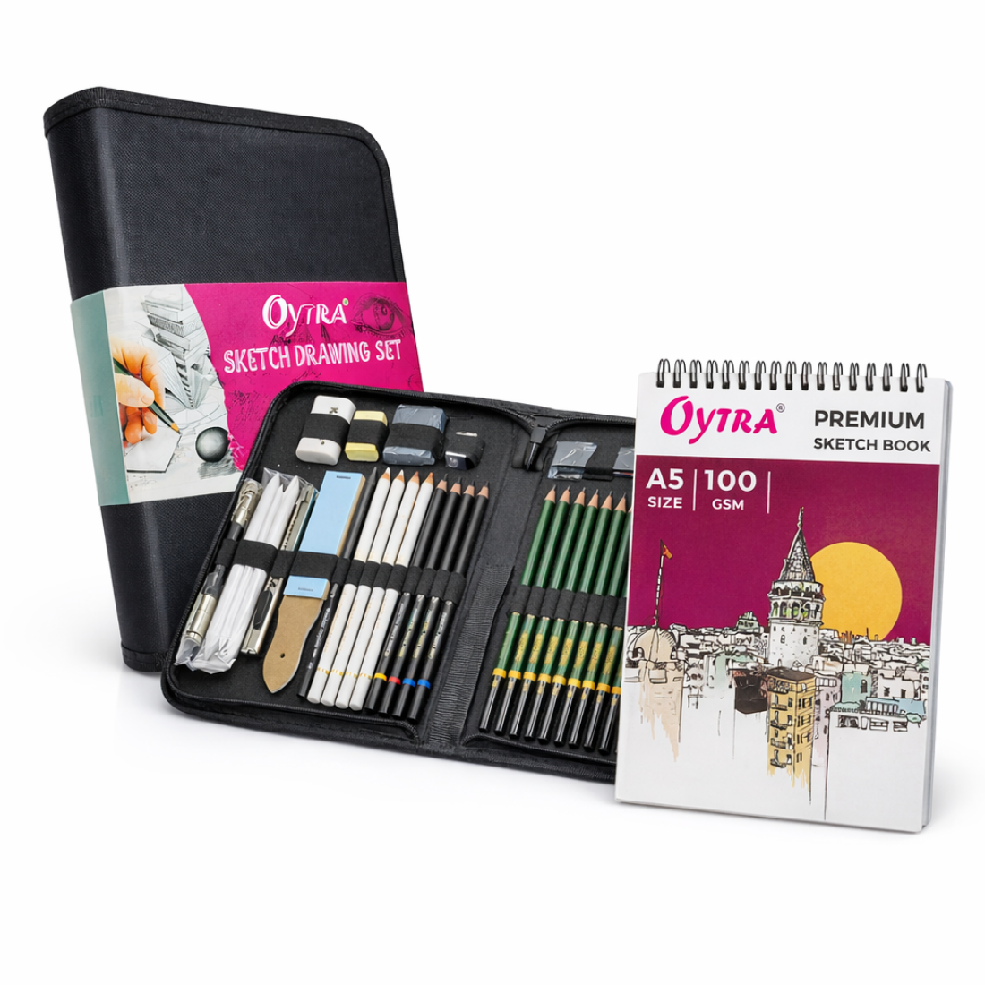 42 Pcs Professional Sketching Set