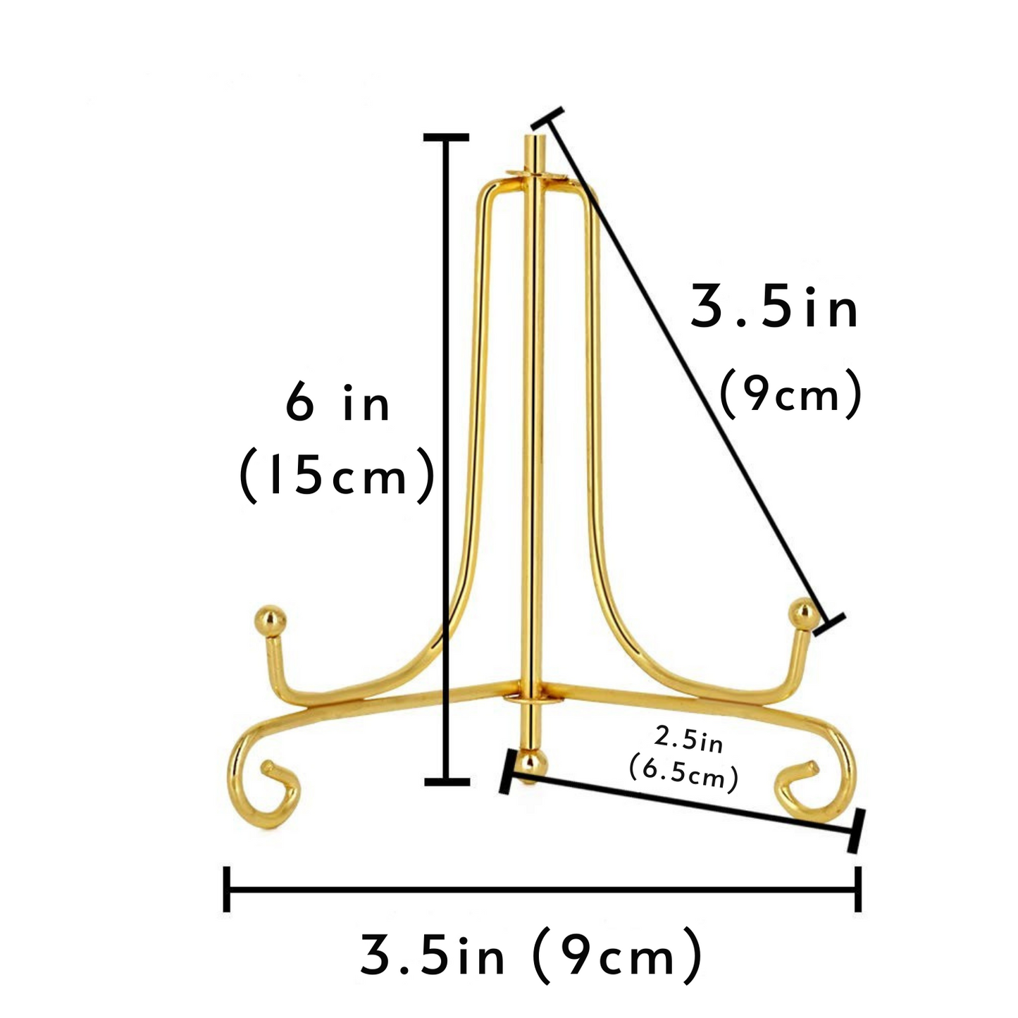 6-Inch Metal Foldable Stand (1 Piece)