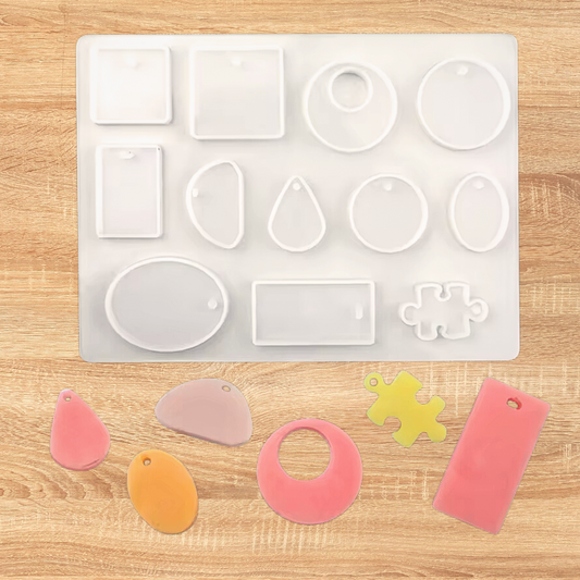 Resin Liquid Silicone Mould for epoxy resin art DIY coaster making tray casting and craft projects