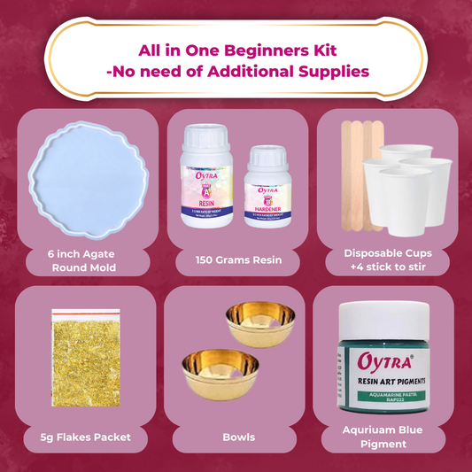 Resin Art Pooja Thali Making Kit