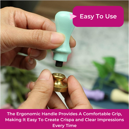 My Friend Wax Seal Stamp with Removable Brass Handle