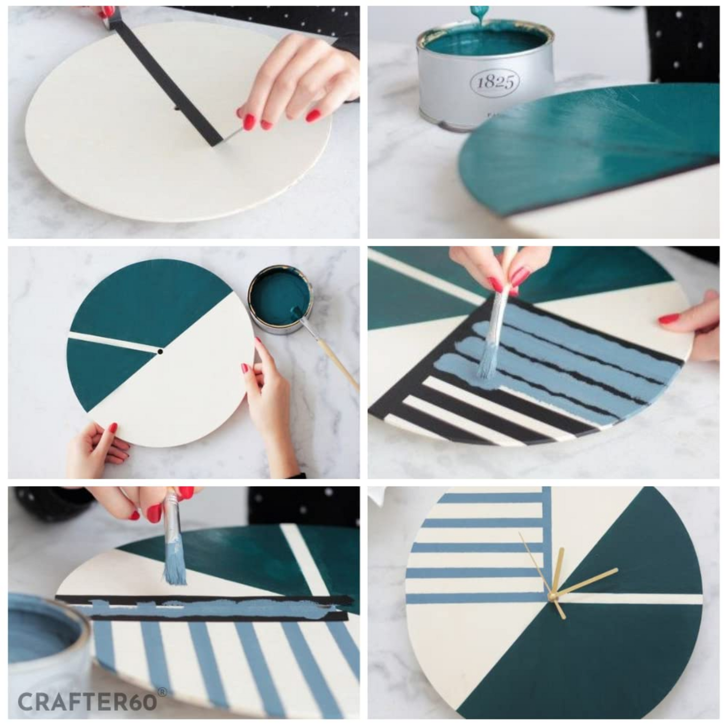 16″ MDF Base Resin Art Clock Kit