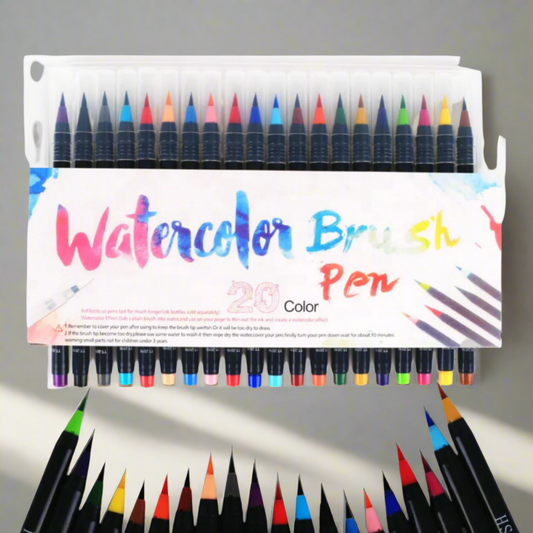 Brush Pen Set 20 Colors Painting Sketch Pens