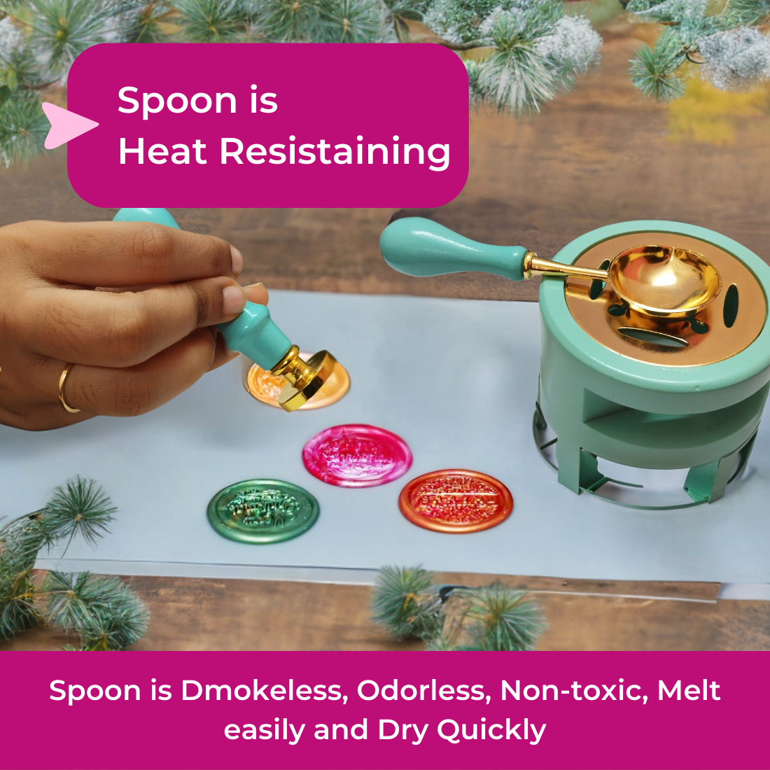 Oytra Wax sealing kit for Sealing Envelopes, Postcard Decoration Art