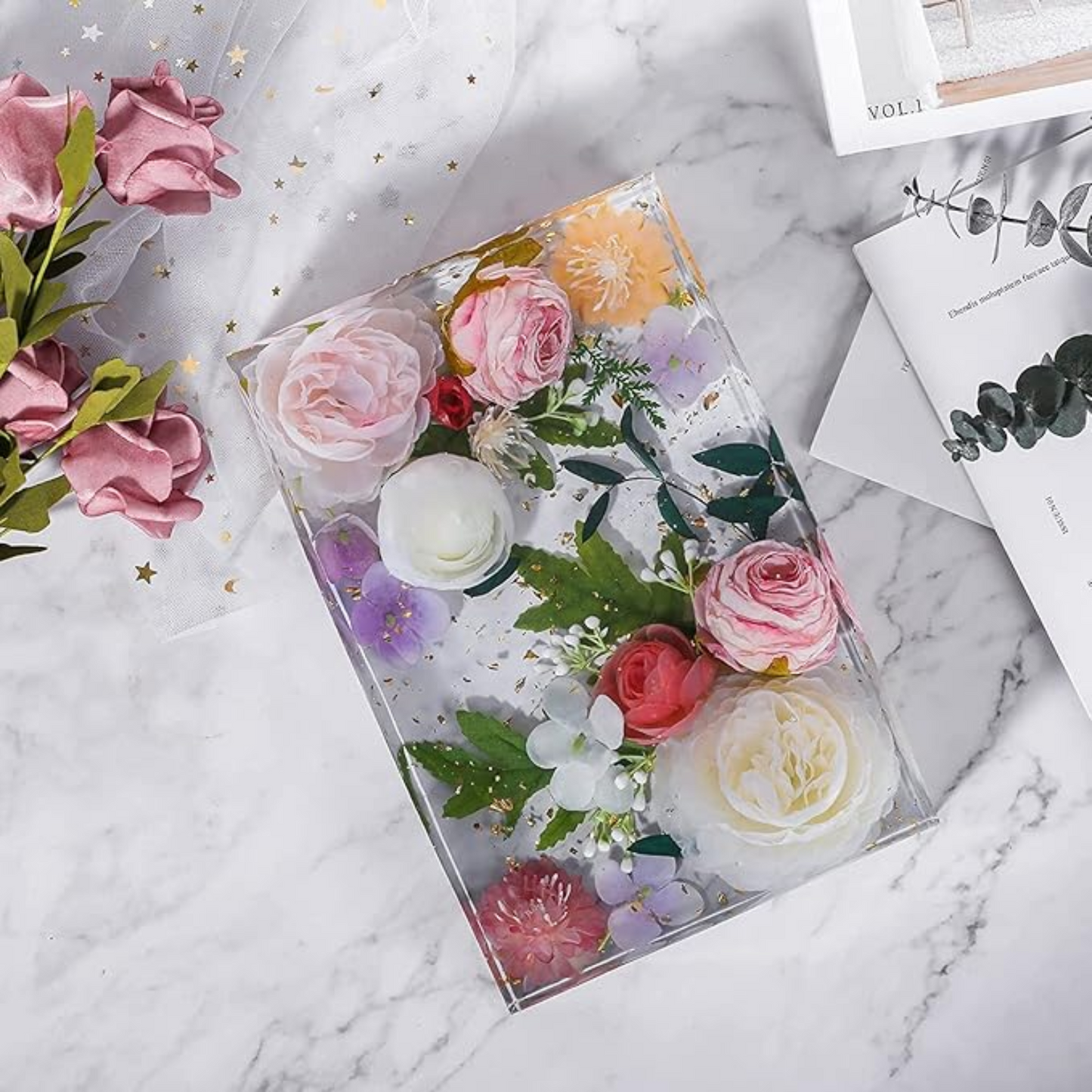 Premium Rectangle Wedding Resin Silcone Mould