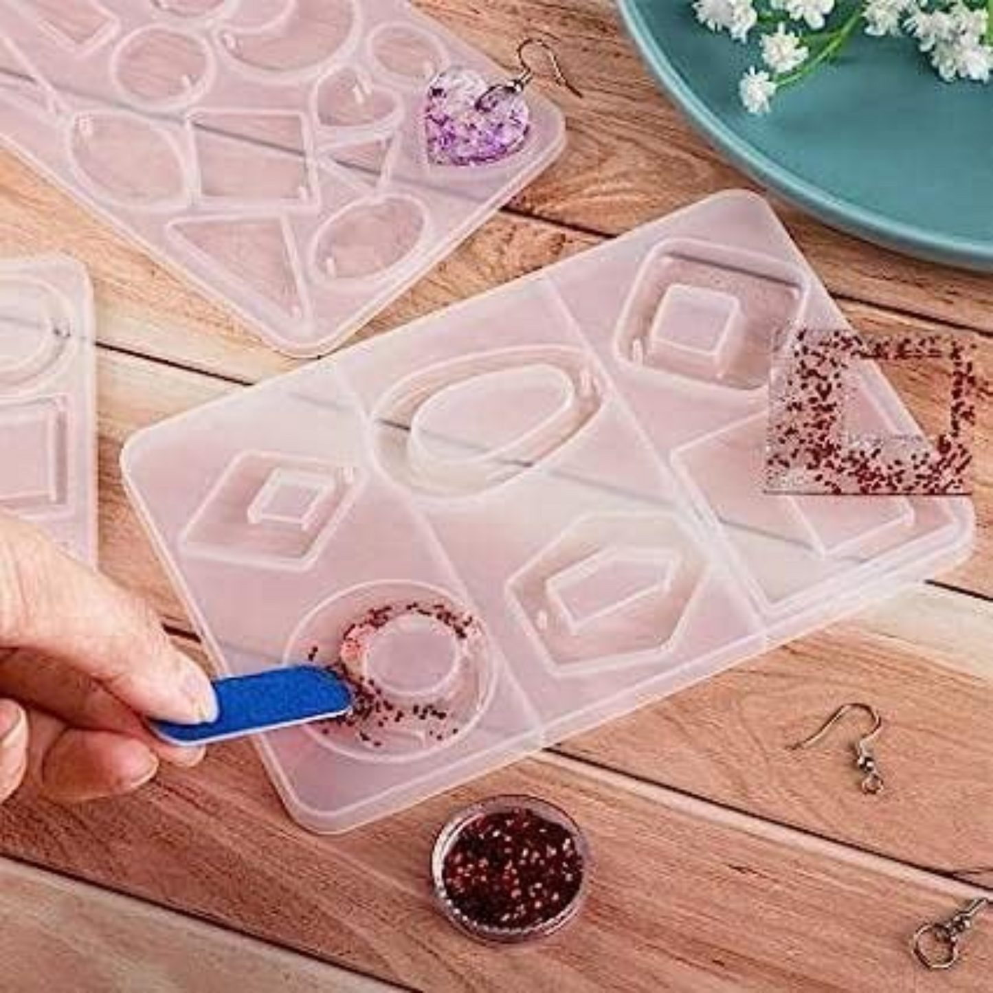 DIY Resin Earring Jewelry Silicone Mould