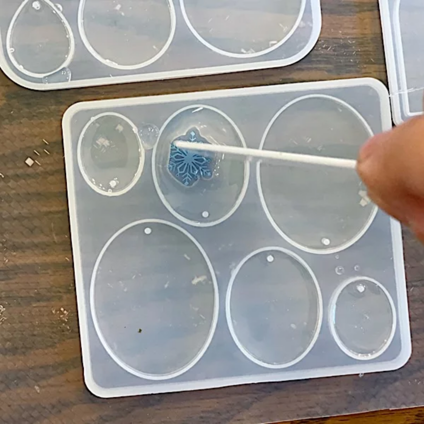 6 Cavity Oval Shape Resin Mould