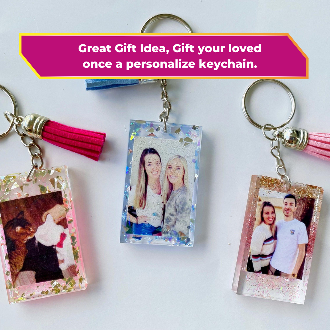 Resin Art Keychain Making Kit