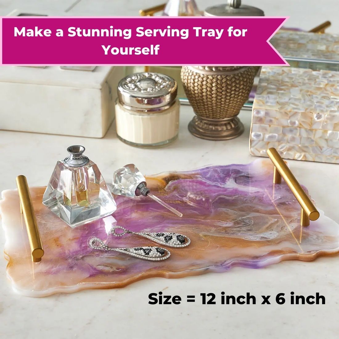 Resin Zigzag Tray Making Kit
