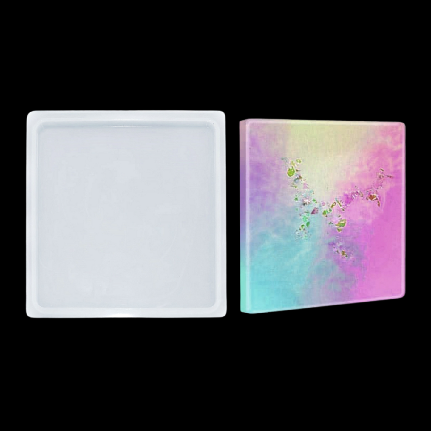 6x6 Inch Square Plain Mould