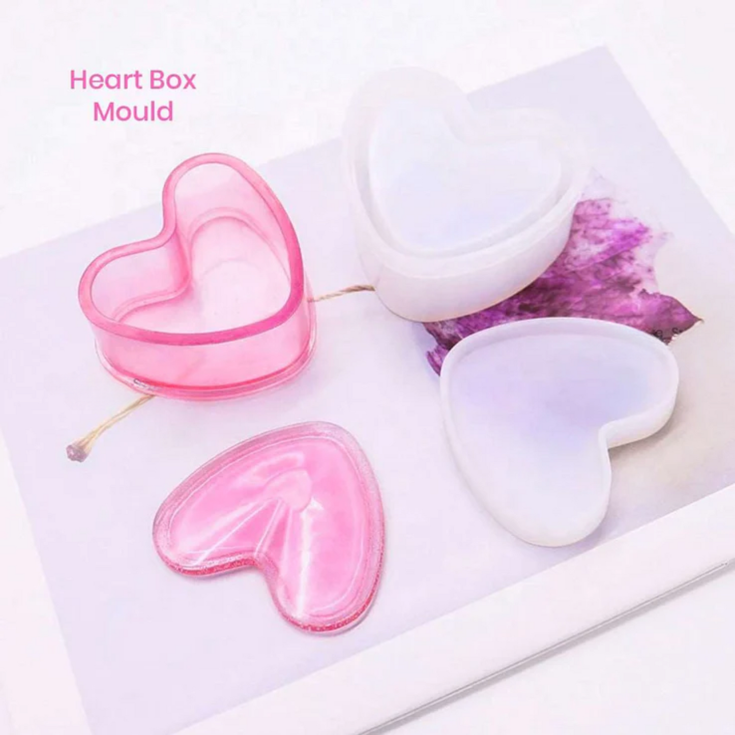 Heart Gift Box Resin Art Mould