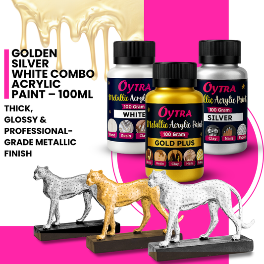 Metallic Acrylic Color Paint Combo