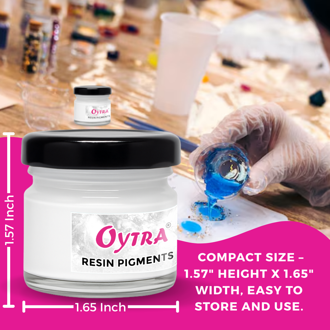 Art Resin Opaque Pigment 20 Grams - Beige - image 2