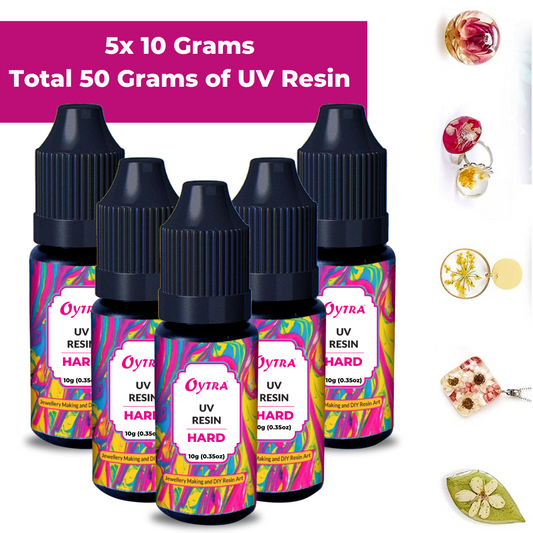 10 Grams x 5 Resin Hard for DIY Jewelry Craft