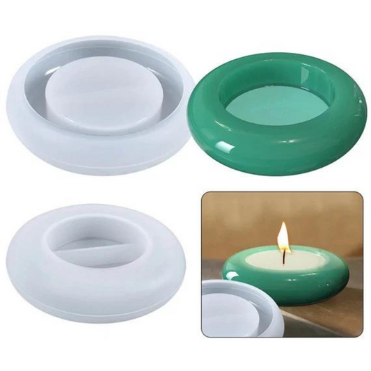 DIY Round Tealight Candle Holder Resin Mould
